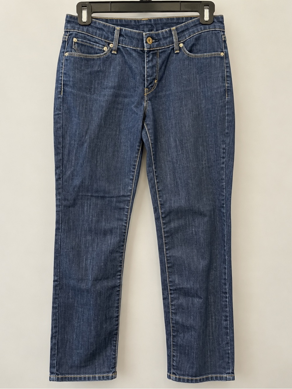 Levi’s Demi Curve Dark Wash Jeans Size 29 Straight Leg 29” Inseam